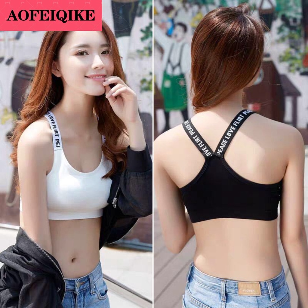 Bralette Triangle Set - 40-65Kg Sexy Bra Top Women Sports