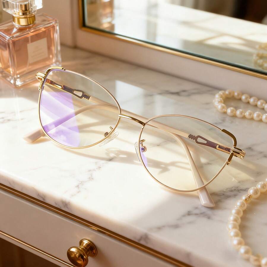 Sunglasses Cat Eye - Women's Luxury Cat Eye Flat Mirror