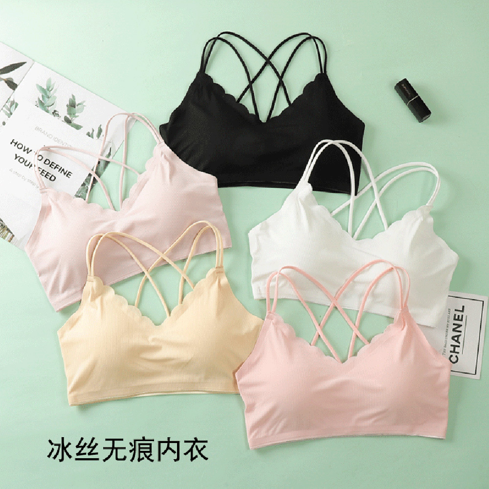 Bralette Triangle Set - 3D Sexy Lingerie Seamless Sport Bra