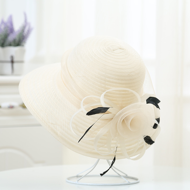 Hat Floppy Wide - Elegant Summer Wide Brim Women Hat