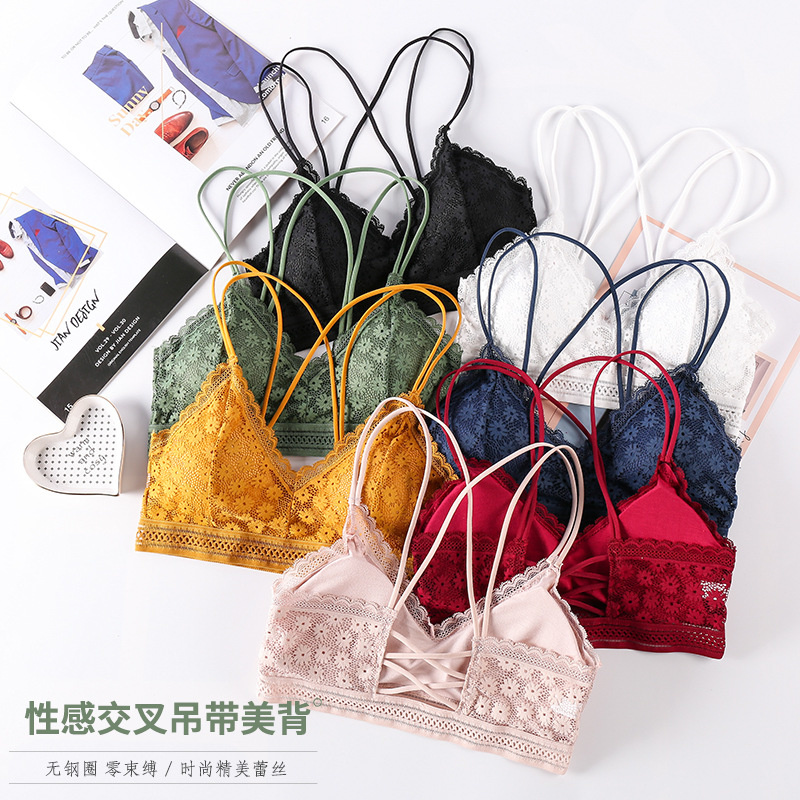 Bralette Triangle Set - 3D Sexy Lingerie Seamless Sport Bra