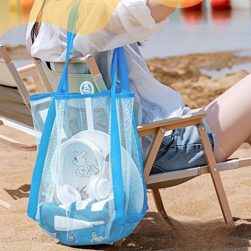 Tote Bag Beach - Multicolor Swimming Large Mesh Beach Bag,
