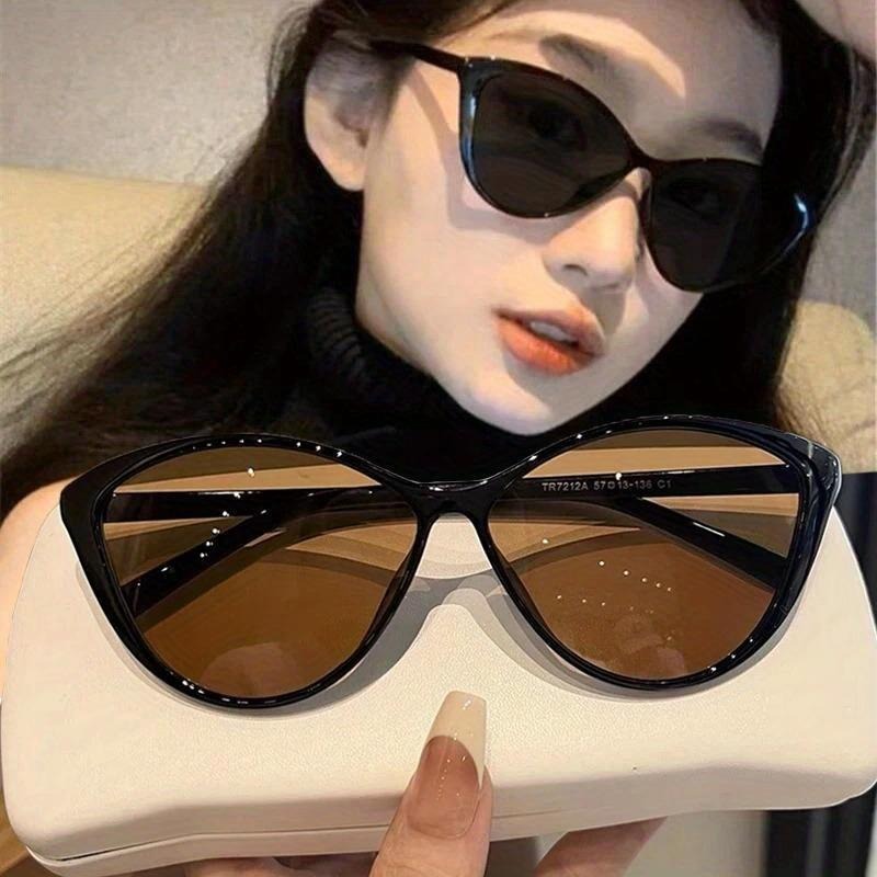 Sunglasses Cat Eye - 1Pc Retro Frame Cat Eye Sunglasses