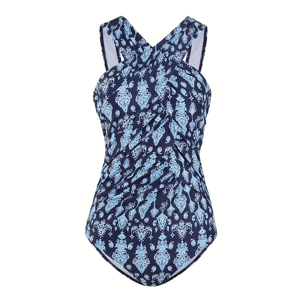 Women Swimsuit Plus Size Modes - Swimsuit Bikini Ruched ulasan dan harga