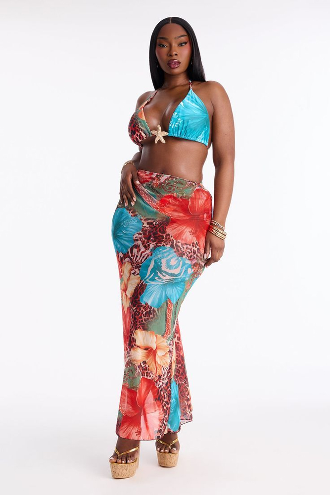 Women Plus Size Summer Boho Fl - Maxi Dress Halter ulasan dan harga
