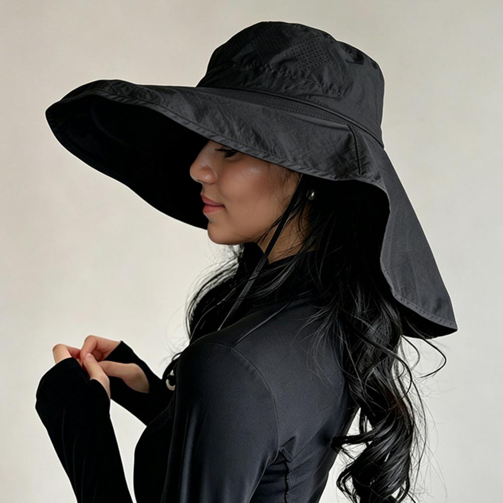 Full Coverage Face Protection  - Hat Floppy Wide ulasan dan harga