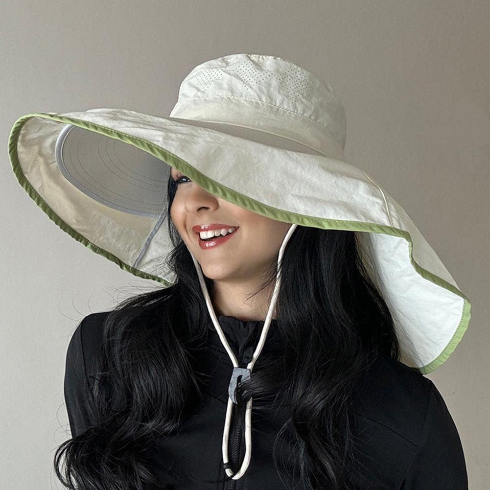 Full Coverage Face Protection  - Hat Floppy Wide ulasan dan harga