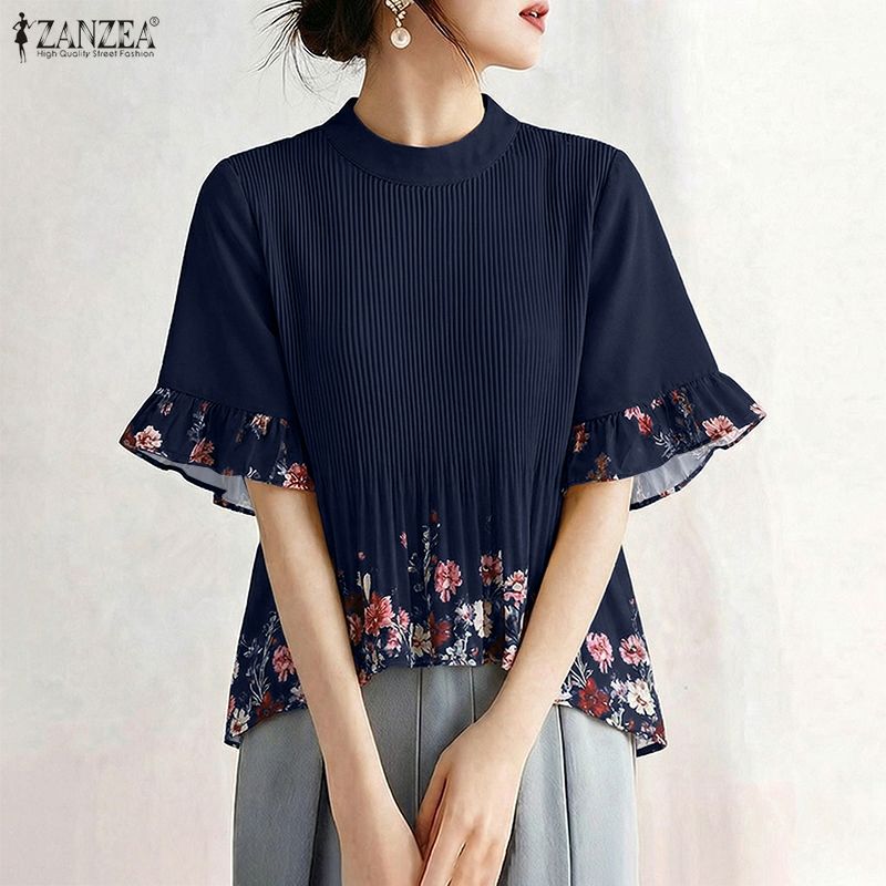 ZANZEA Women Summer Bohemain H - Romper Floral Print ulasan dan harga