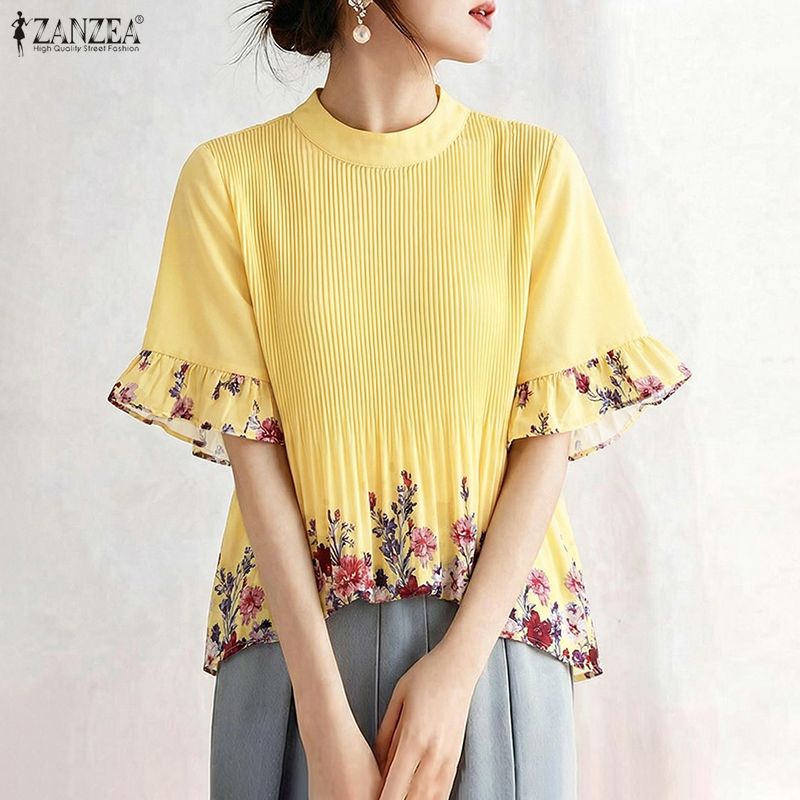 ZANZEA Women Summer Bohemain H - Romper Floral Print ulasan dan harga