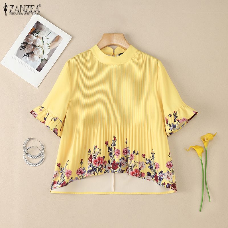 ZANZEA Women Summer Bohemain H - Romper Floral Print ulasan dan harga