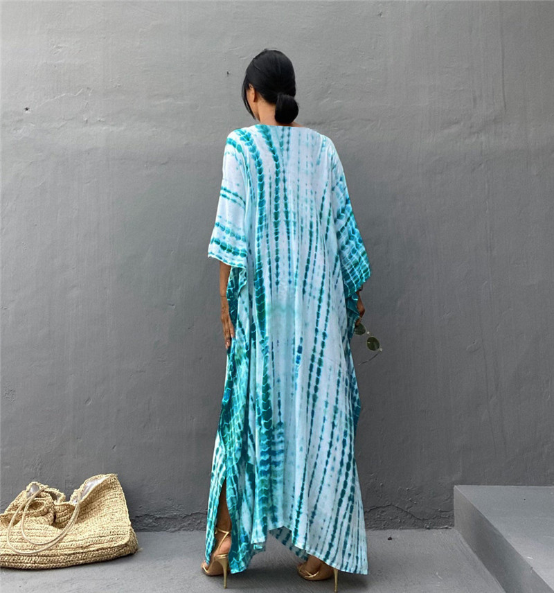 Plus Size Women Beachwear Long - Cover Up Kaftan ulasan dan harga