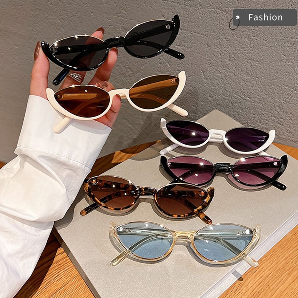 Fashion Women Men Small Cat Ey - Sunglasses Cat Eye ulasan dan harga