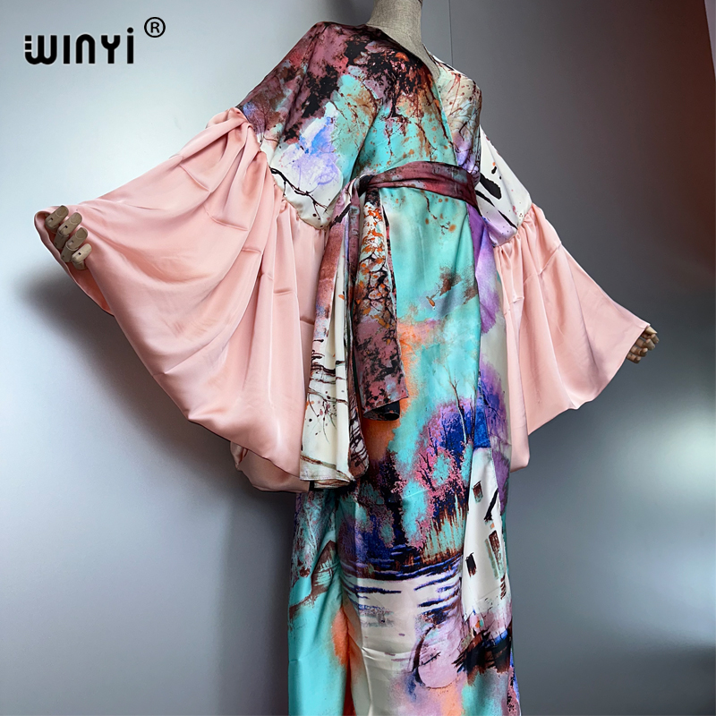 WINYI Summer Kimono party dres - Cover Up Kaftan ulasan dan harga