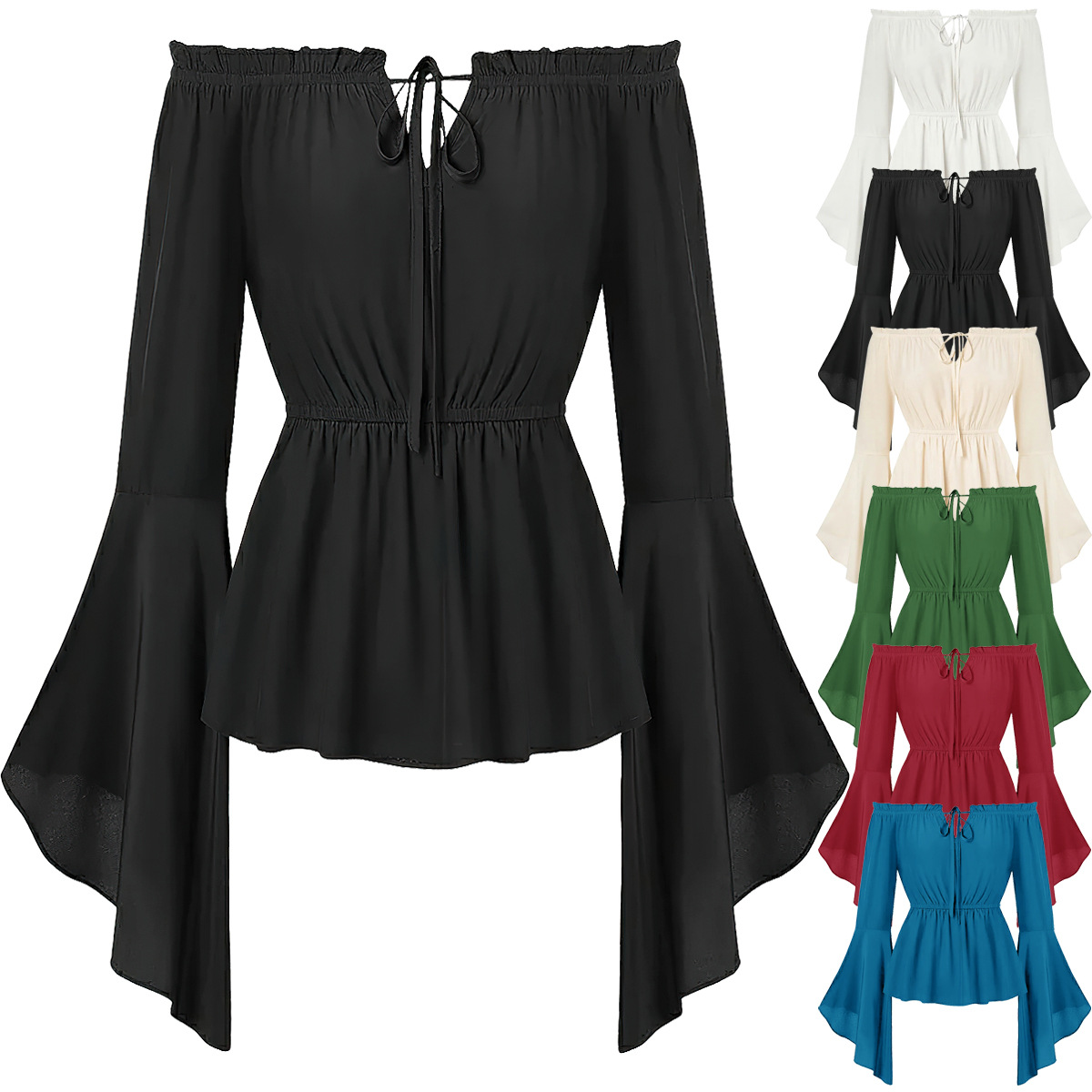 Off Shoulder Medieval Costume  - Blouse Off Shoulder ulasan dan harga
