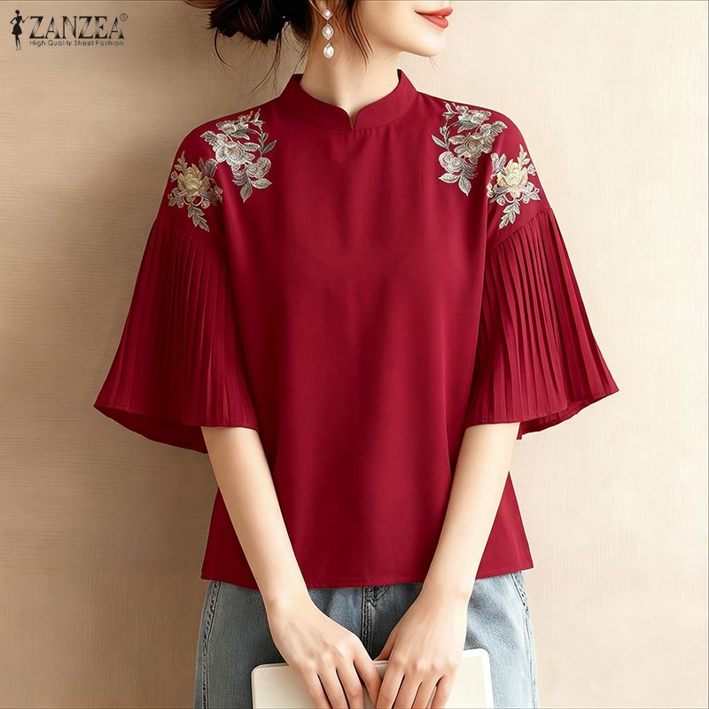 2026 ZANZEA Summer Floral Prin - Romper Floral Print ulasan dan harga