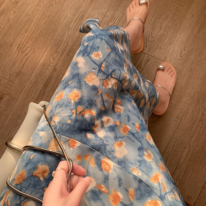 Women's Summer Two-Piece Set L - Midi Skirt Floral ulasan dan harga
