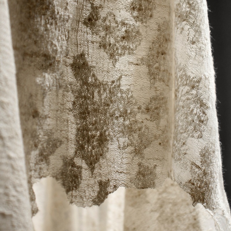 Distressed Vintage Textured Co - Linen Dress Wrap ulasan dan harga