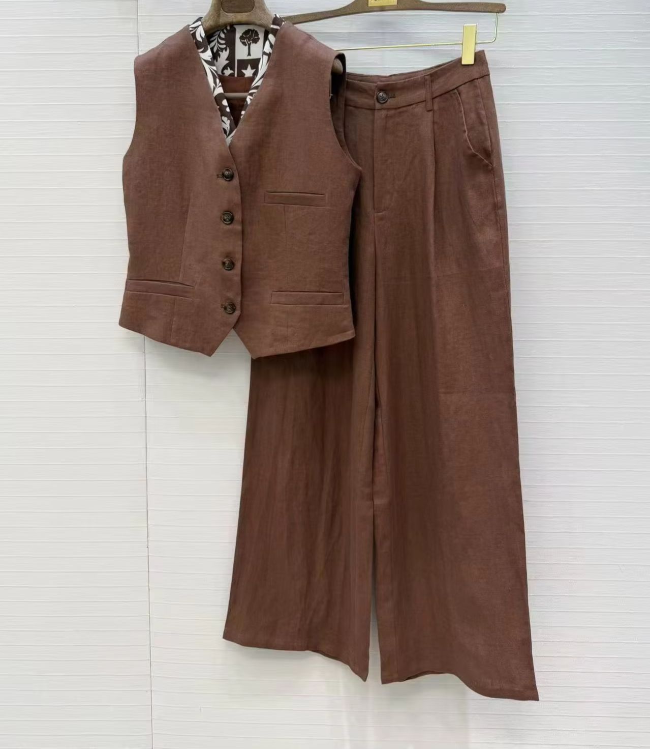 Old Man Qian's linen casual tw - Linen Pant Wide ulasan dan harga