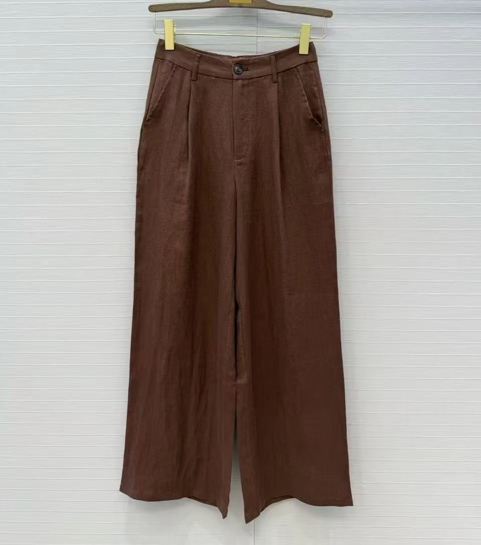 Old Man Qian's linen casual tw - Linen Pant Wide ulasan dan harga