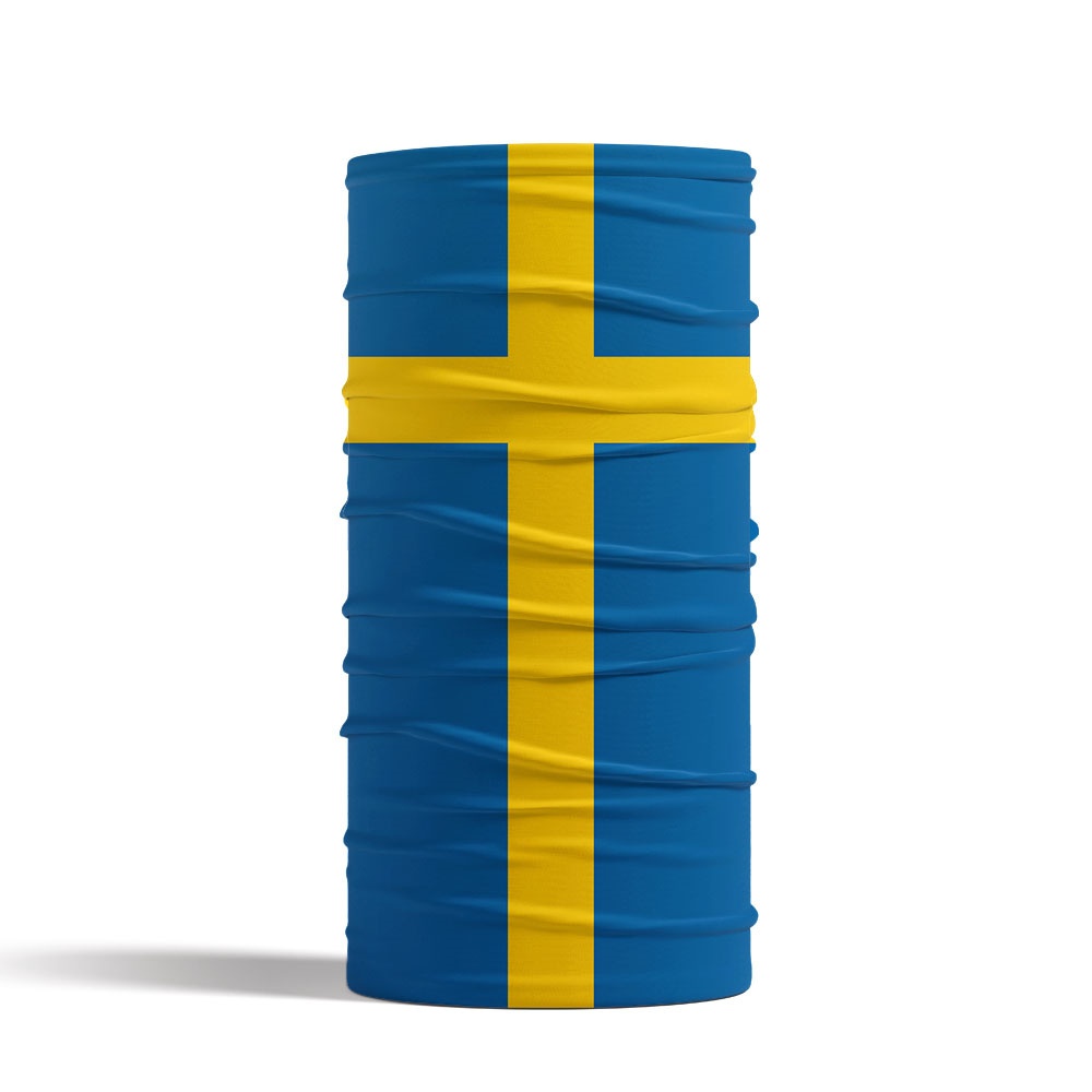 Sweden Flag Printed Bandana He - Headband Summer Knit ulasan dan harga
