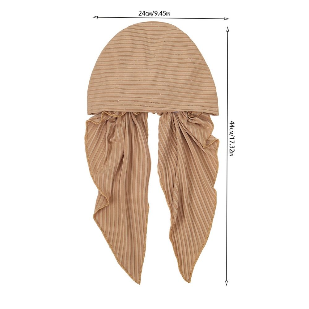Trendy Stretch Fabric Pre-Tied - Headband Summer Knit ulasan dan harga
