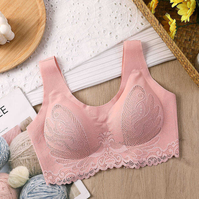 Breathable Latex Bra Seamless  - Bralette Triangle Set ulasan dan harga