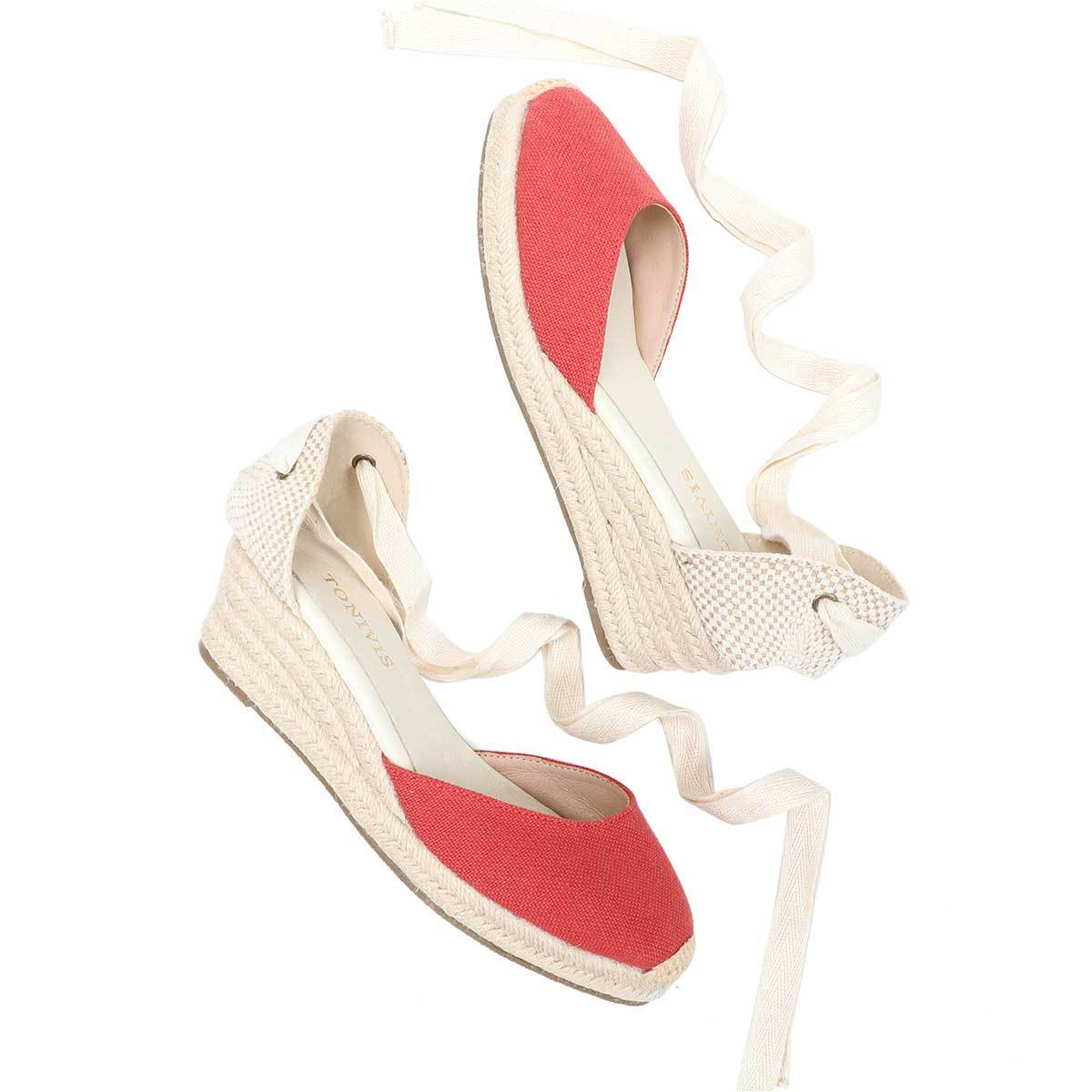 Women Wedge Espadrilles Lace U - Wedge Espadrille Women ulasan dan harga