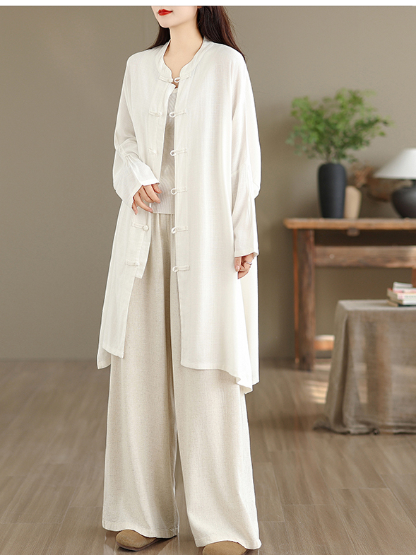 Women's Cotton Linen Shirt Wid - Linen Pant Wide ulasan dan harga