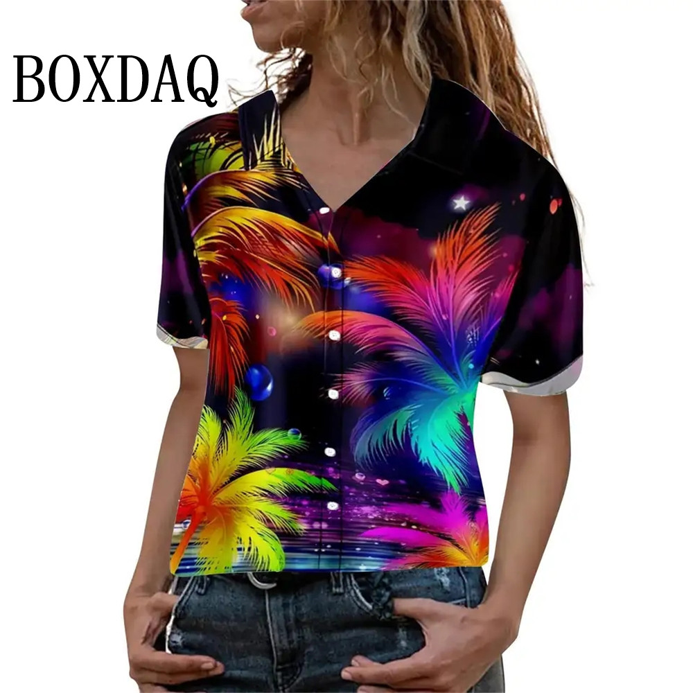 Summer Fashion Women's Blouse  - Romper Floral Print ulasan dan harga