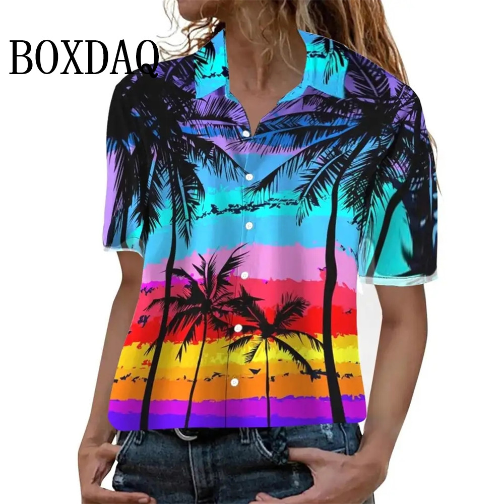 Summer Fashion Women's Blouse  - Romper Floral Print ulasan dan harga