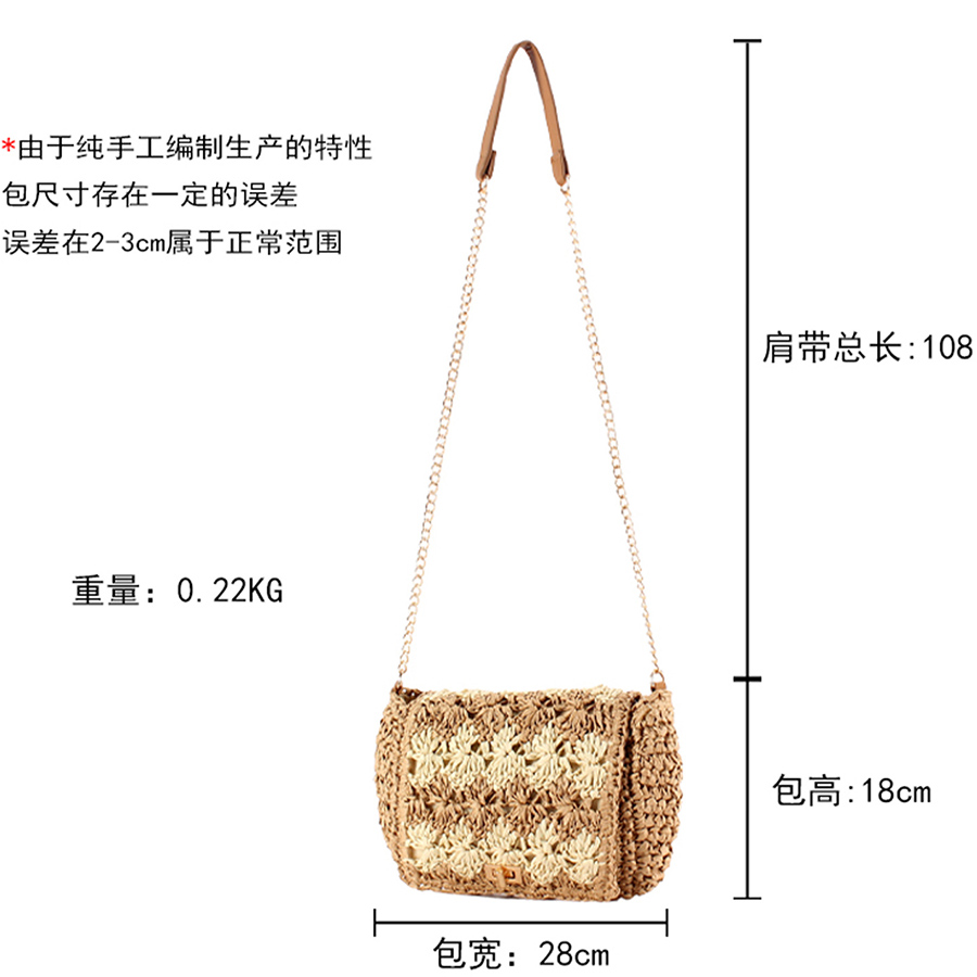 Straw Crossbody Bags for Women - Crochet Bag Raffia ulasan dan harga