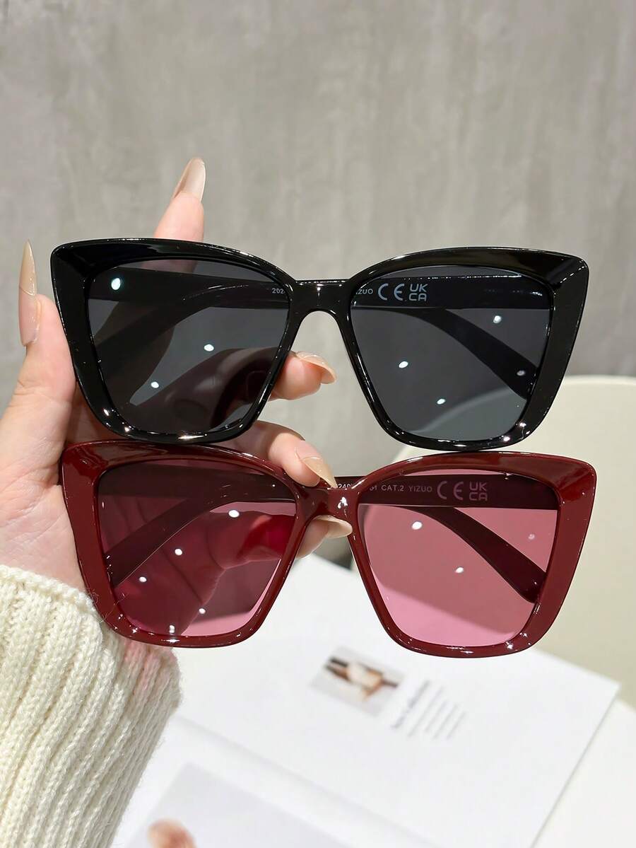 1 Pair Plastic Cat Eye Classic - Sunglasses Cat Eye ulasan dan harga