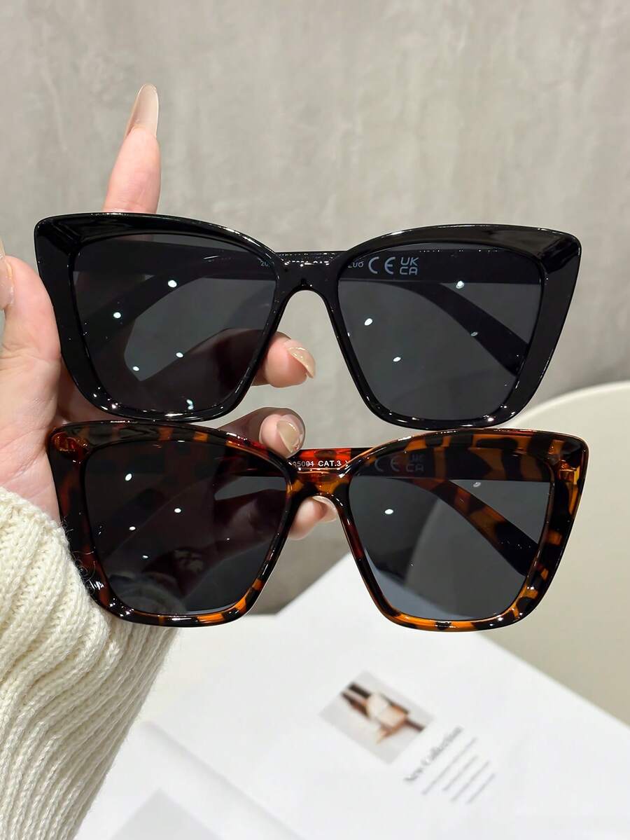 1 Pair Plastic Cat Eye Classic - Sunglasses Cat Eye ulasan dan harga
