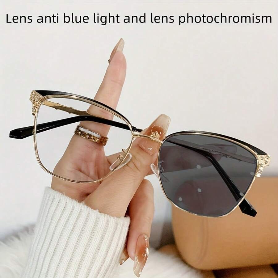 Fashionable Women's Rhinestone - Sunglasses Cat Eye ulasan dan harga