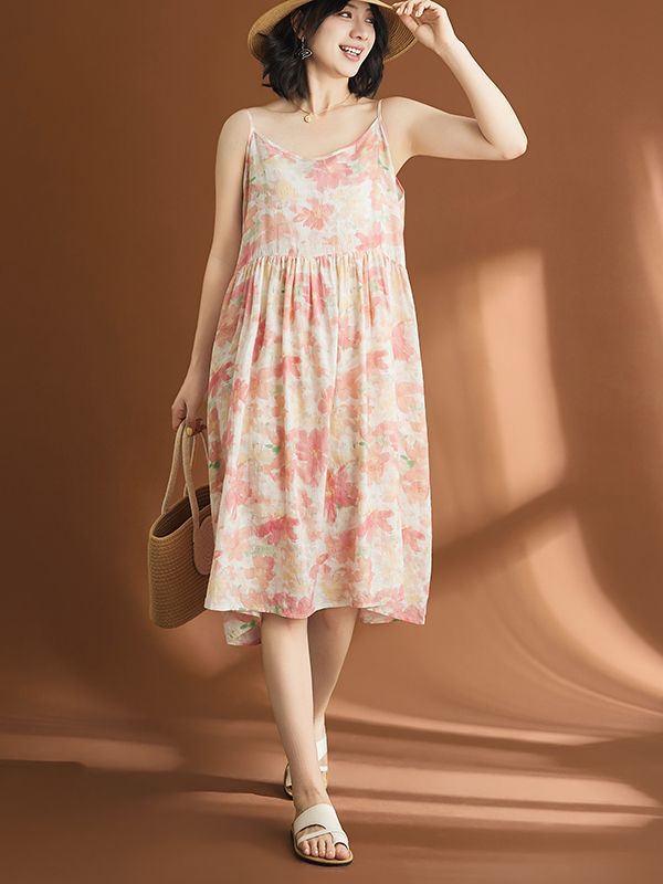 Casual Cotton Linen Women's Dr - Linen Dress Wrap ulasan dan harga