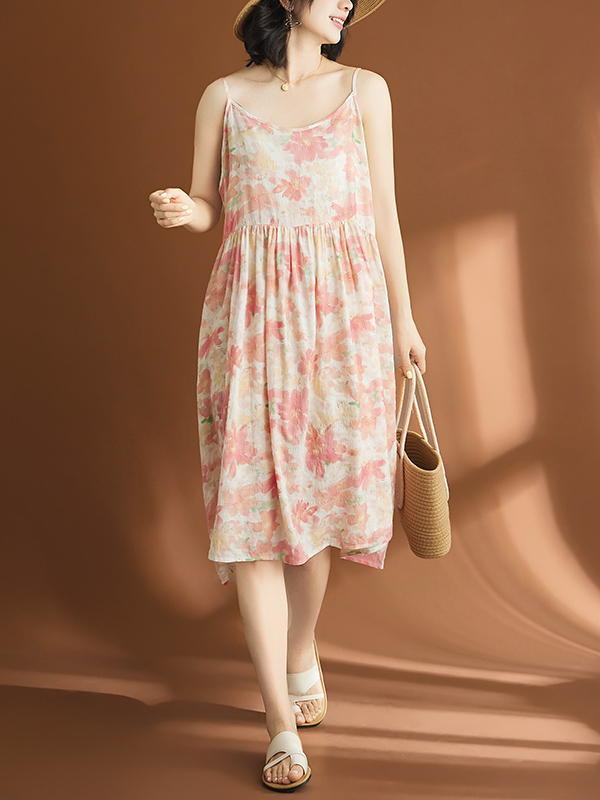 Casual Cotton Linen Women's Dr - Linen Dress Wrap ulasan dan harga