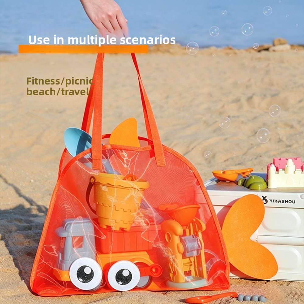 Kids Mesh Beach Bags Colorful  - Tote Bag Beach ulasan dan harga