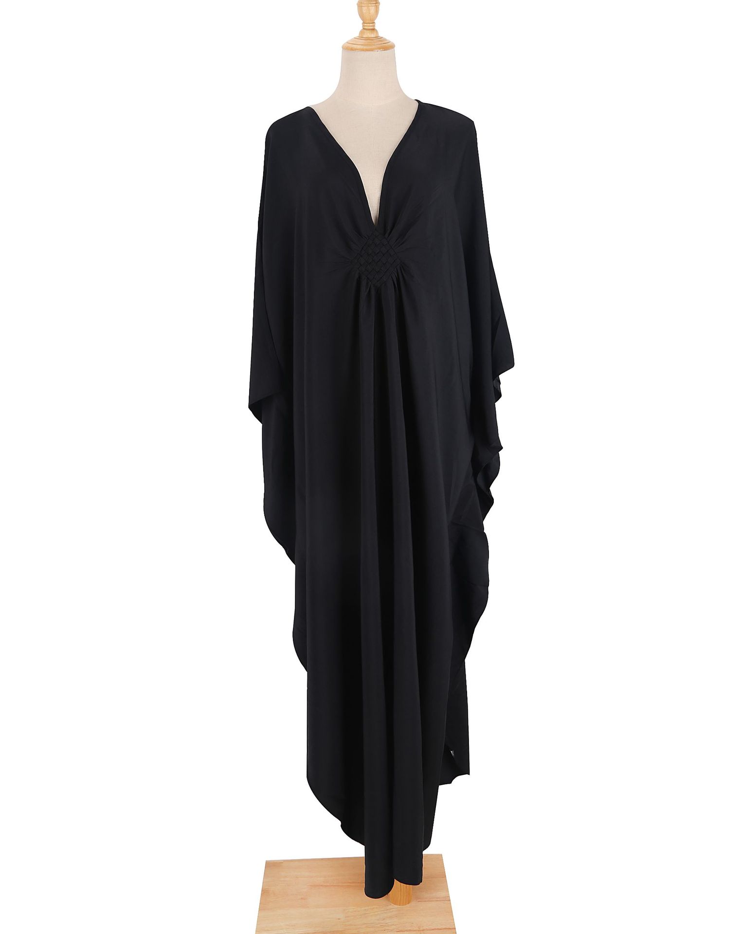 Women Solid Color Cover Up V N - Cover Up Kaftan ulasan dan harga