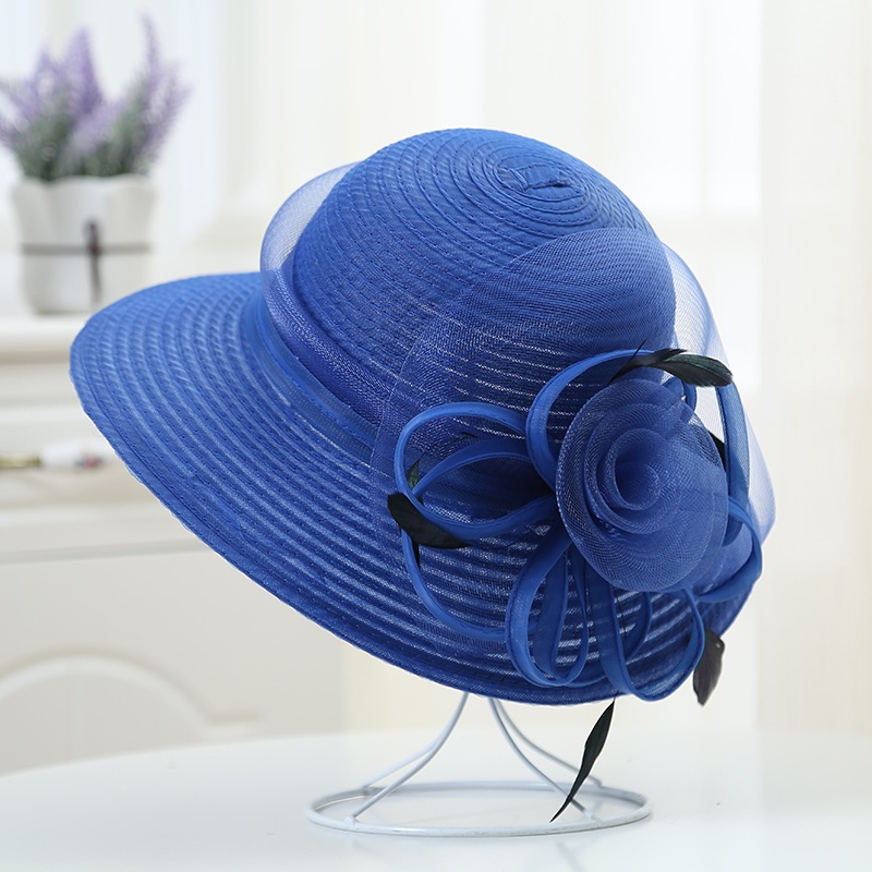 Elegant Summer Wide Brim Women - Hat Floppy Wide ulasan dan harga