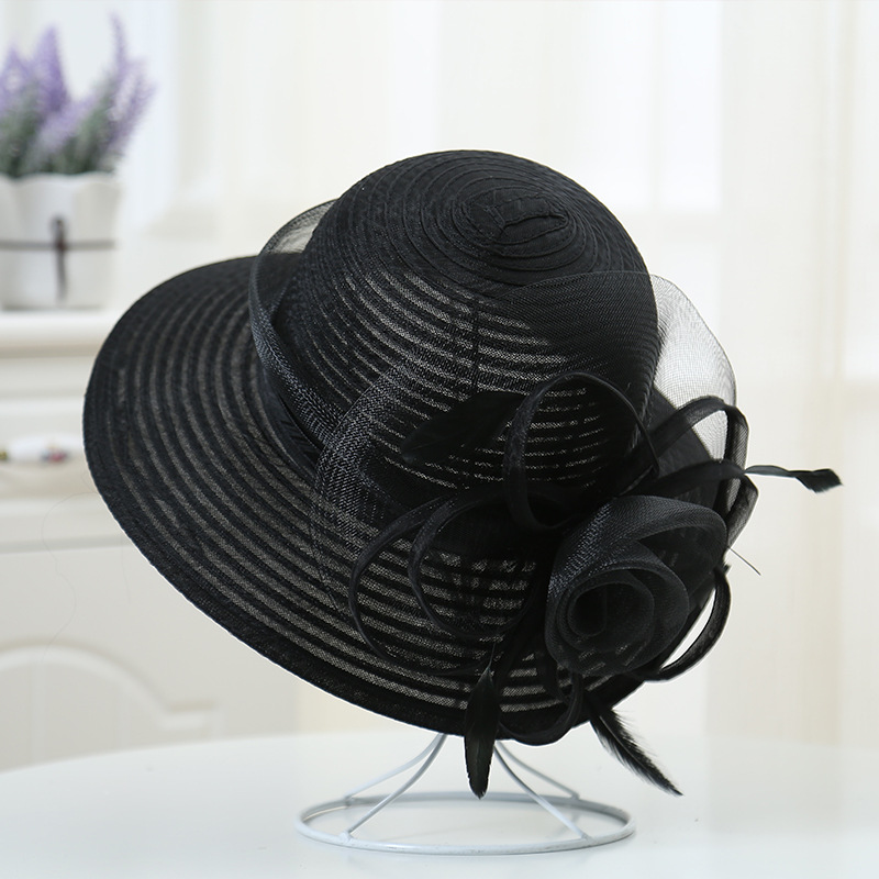 Elegant Summer Wide Brim Women - Hat Floppy Wide ulasan dan harga