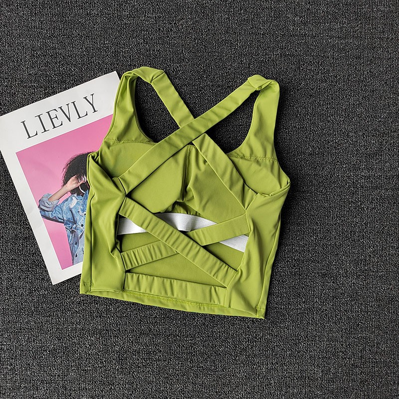Women Sports Bra Top Push Up F - Bralette Triangle Set ulasan dan harga