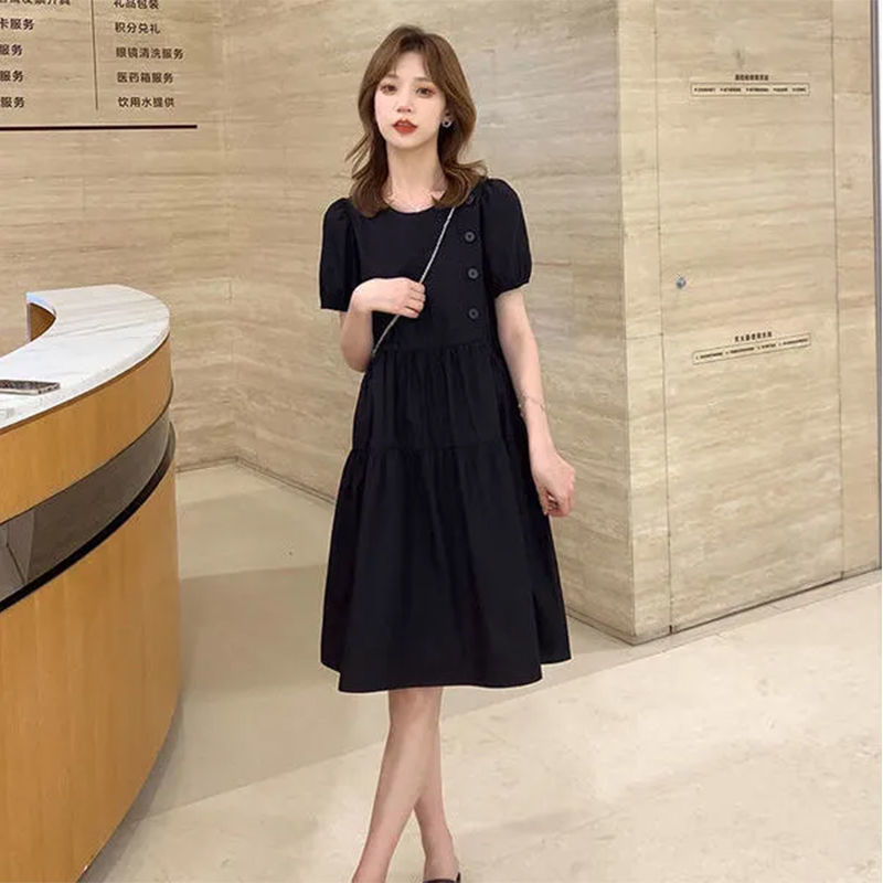 2025 Loose Elegant Korean Casu - Linen Dress Wrap ulasan dan harga