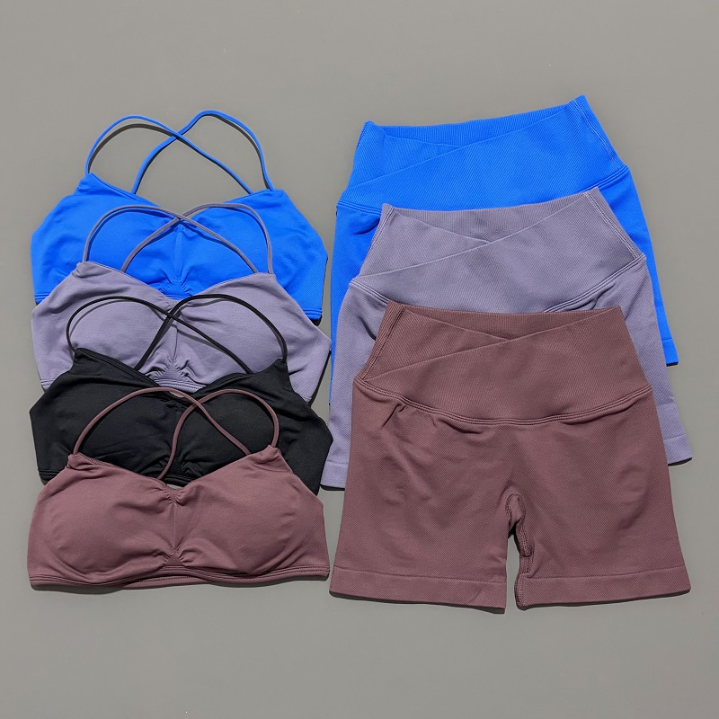 2 Piece Vision Gym Set Women Y - Crop Top Crochet ulasan dan harga