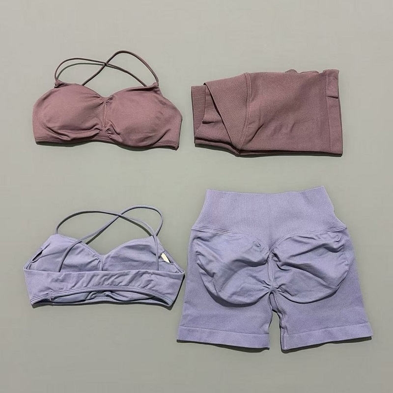 2 Piece Vision Gym Set Women Y - Crop Top Crochet ulasan dan harga
