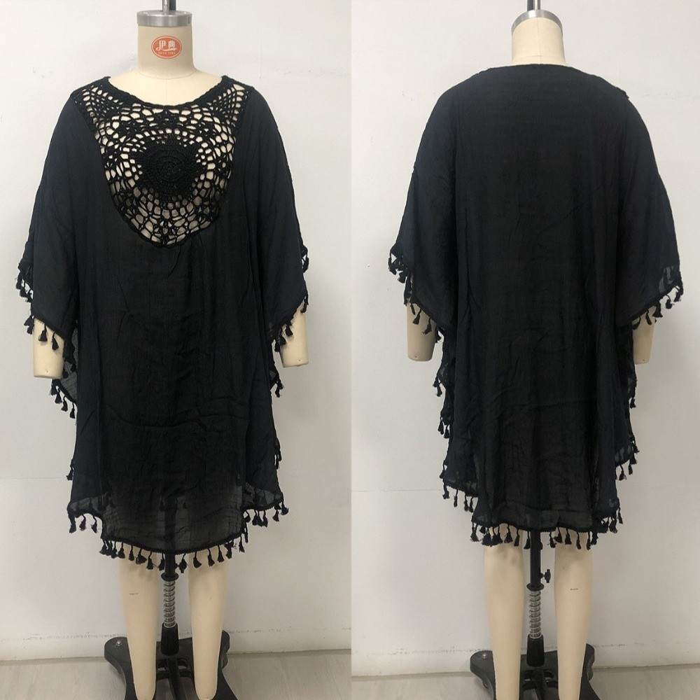 Square Neck Summer Sunscreen S - Cover Up Kaftan ulasan dan harga