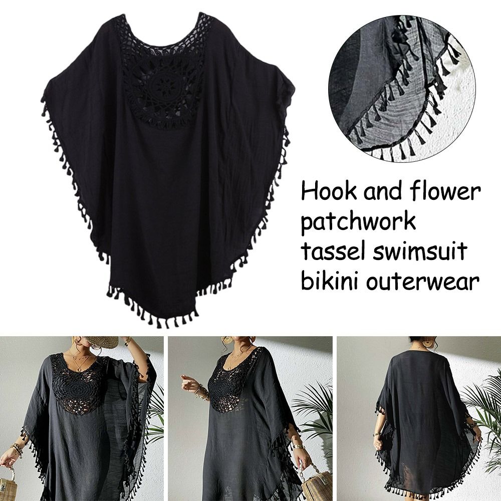 Square Neck Summer Sunscreen S - Cover Up Kaftan ulasan dan harga