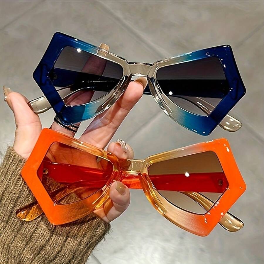 Two-Piece Set Style, Irregular - Sunglasses Cat Eye ulasan dan harga