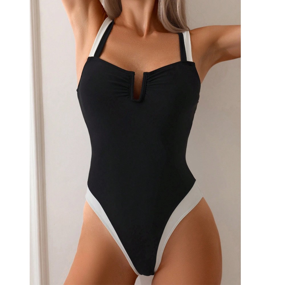 2026 Bikini Woman Tankini Deep - Swimsuit Bikini Ruched ulasan dan harga