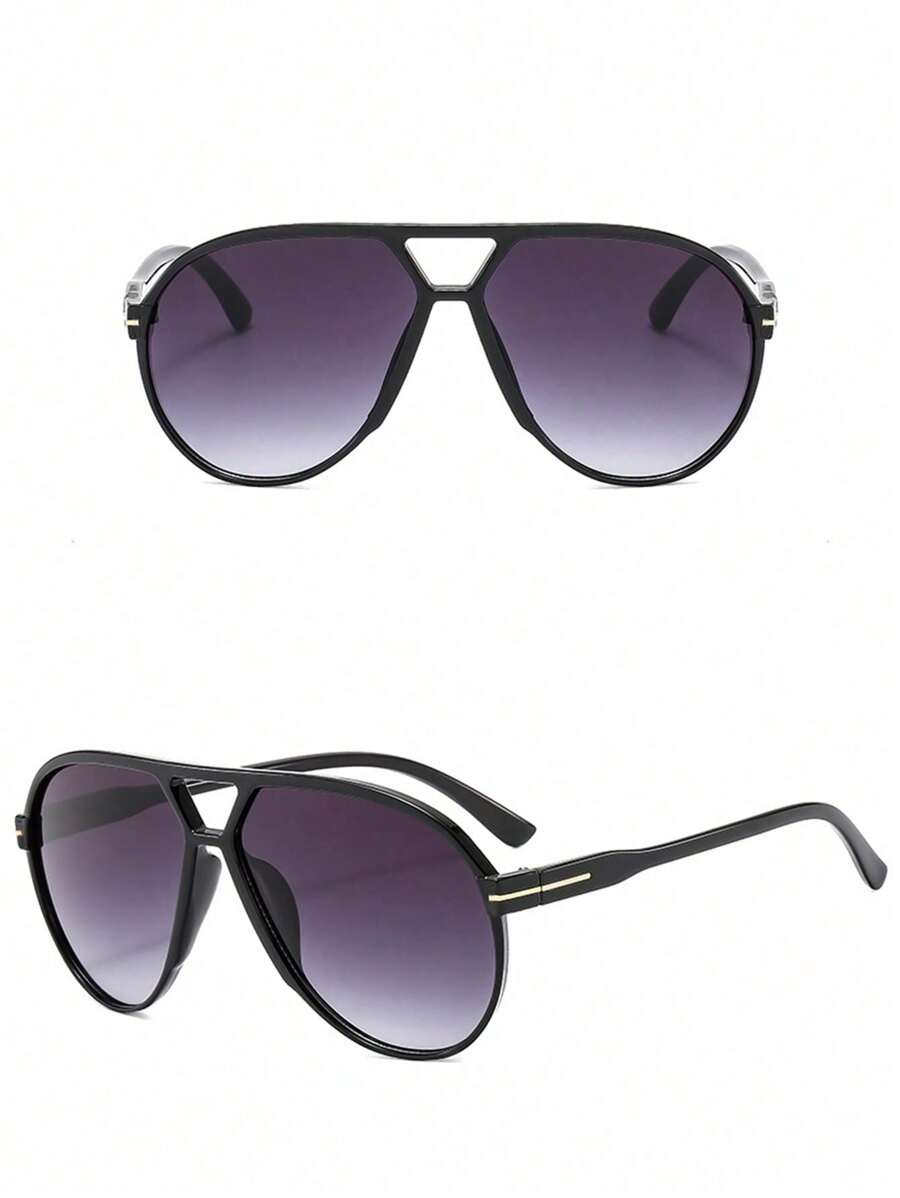 1pc Oversized Double Bridge Fu - Sunglasses Cat Eye ulasan dan harga