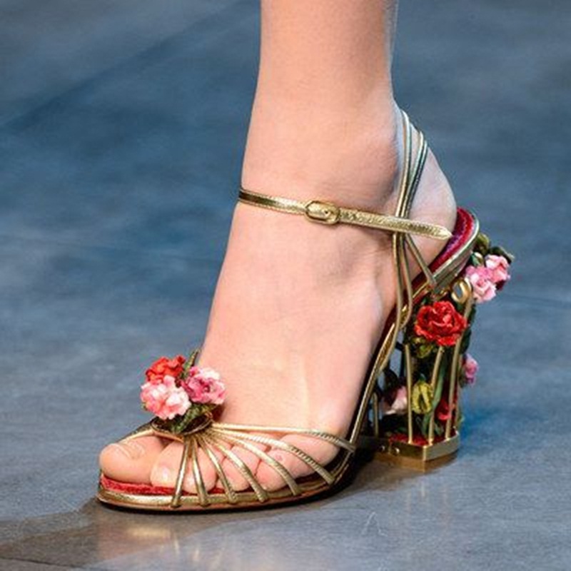 Luxury Bird Cage Women Sandals - Sandal Strappy Heeled ulasan dan harga